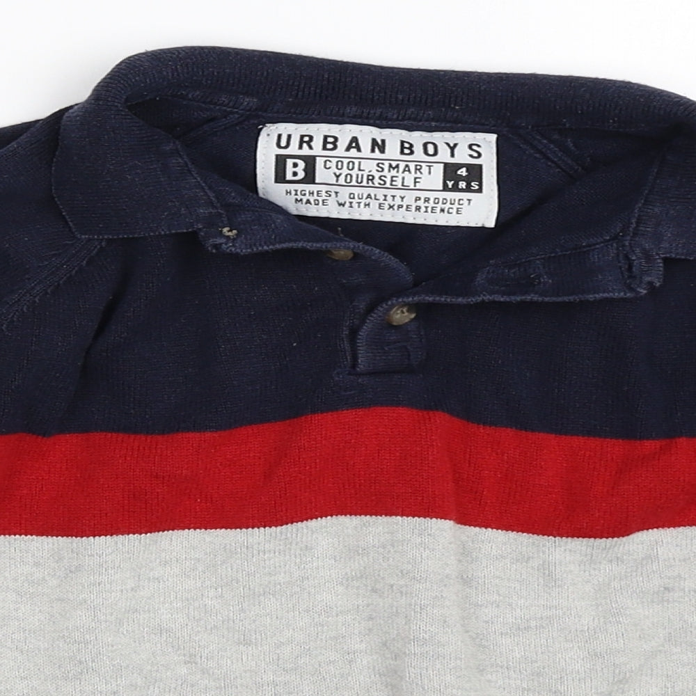 Urban Boys Boys Blue   Pullover Jumper Size 4 Years