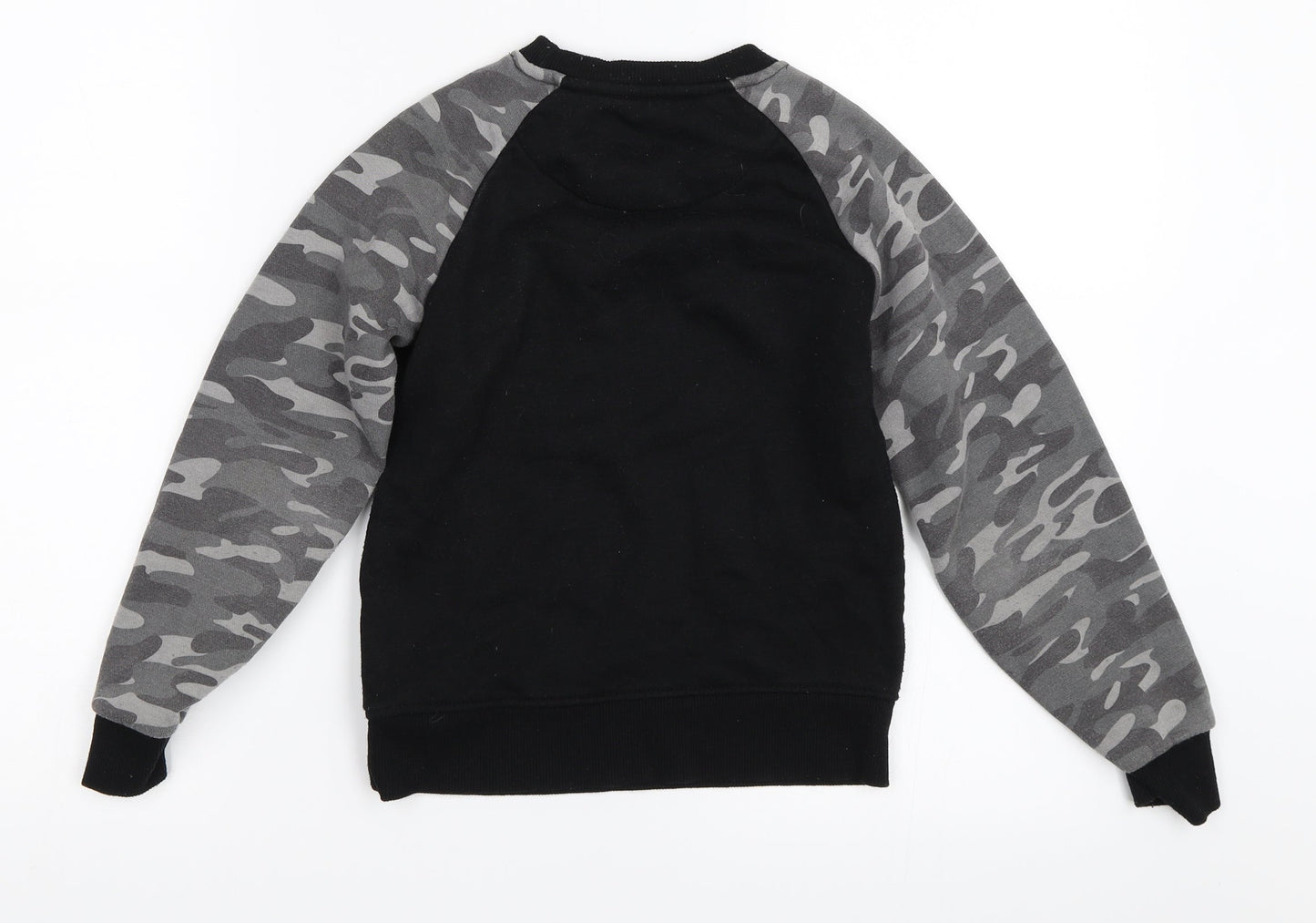 Primark Boys Black   Pullover Sweatshirt Size 8-9 Years