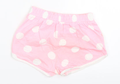 TU Girls Pink Polka Dot  Hot Pants Shorts Size 6 Years