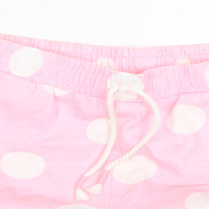 TU Girls Pink Polka Dot  Hot Pants Shorts Size 6 Years