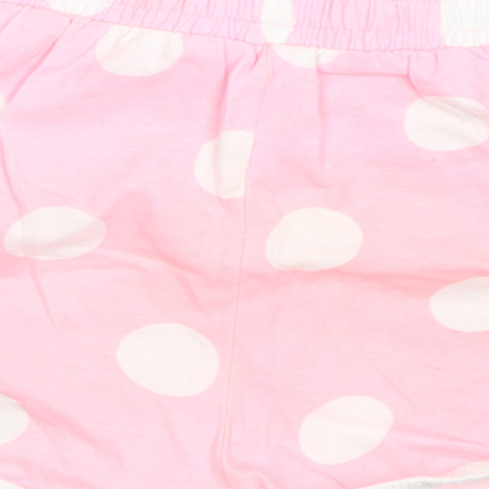 TU Girls Pink Polka Dot  Hot Pants Shorts Size 6 Years