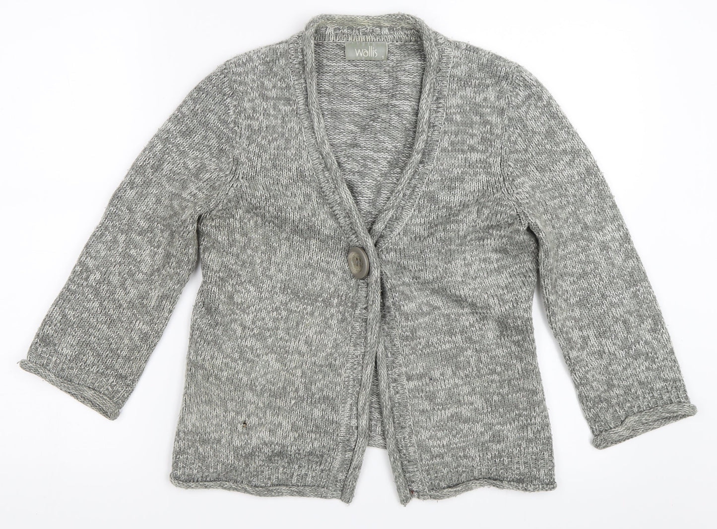 Wallis Womens Grey   Cardigan Jumper Size S