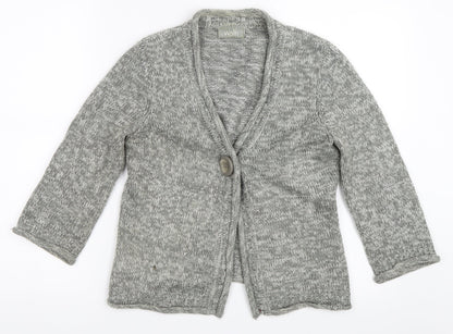 Wallis Womens Grey   Cardigan Jumper Size S