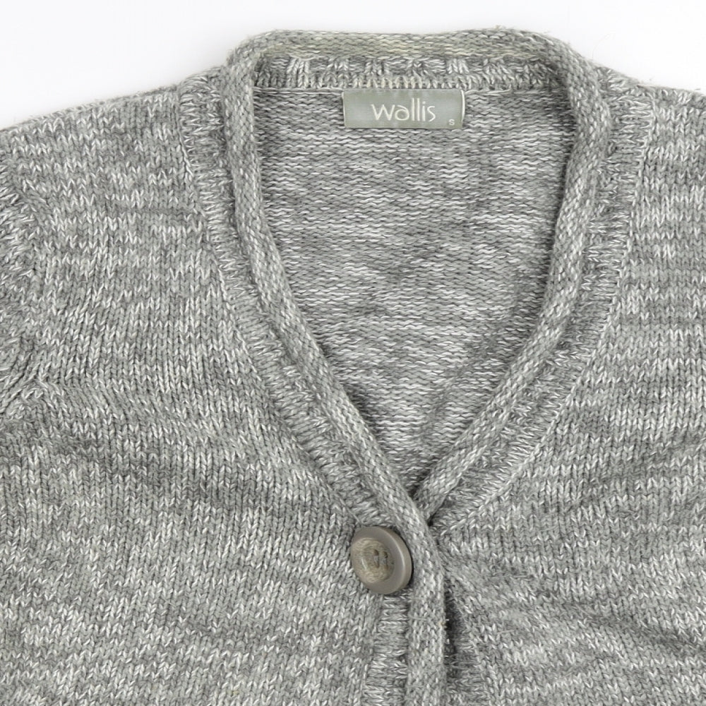 Wallis Womens Grey   Cardigan Jumper Size S