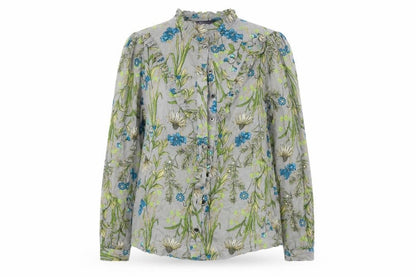Marks and Spencer Womens Grey   Basic Button-Up Size 8
