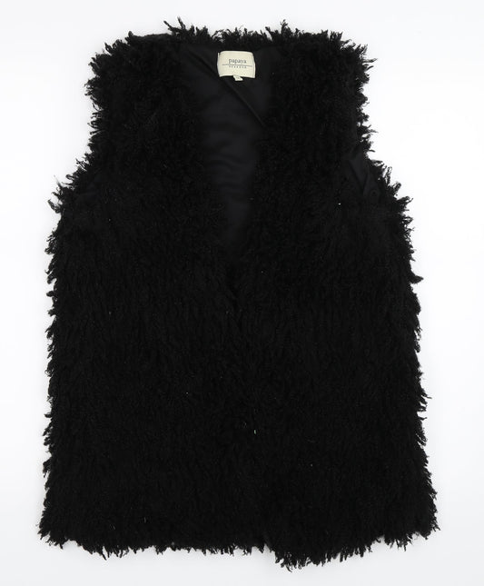 Papaya Womens Black   Jacket Waistcoat Size S