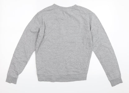 H&M Womens Grey   Pullover Sweatshirt Size XS  - christmas