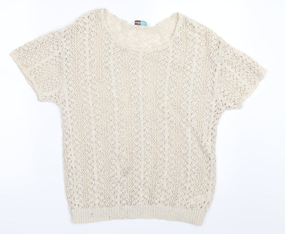 BHS Womens Beige   Pullover Jumper Size 12