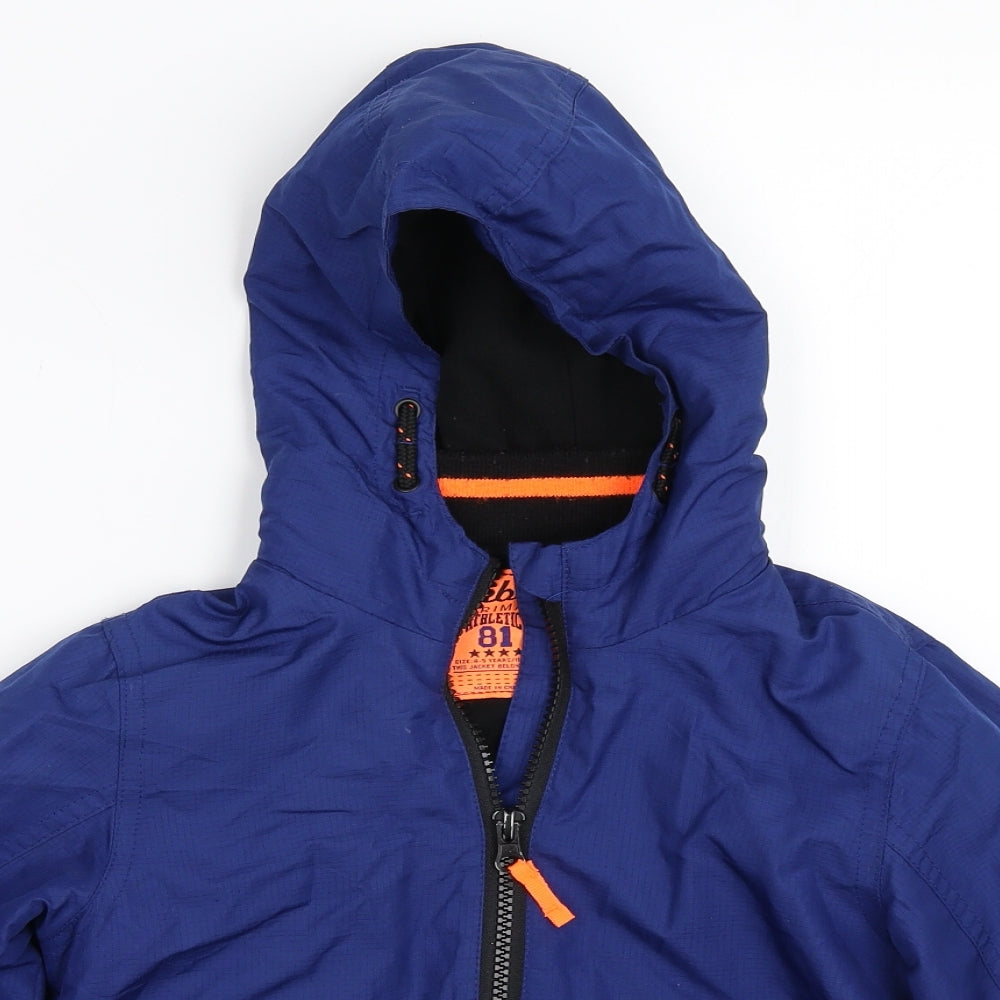 Primark Boys Blue   Basic Coat Coat Size 4XL