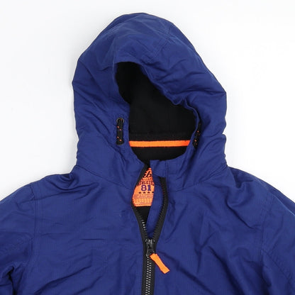 Primark Boys Blue   Basic Coat Coat Size 4XL