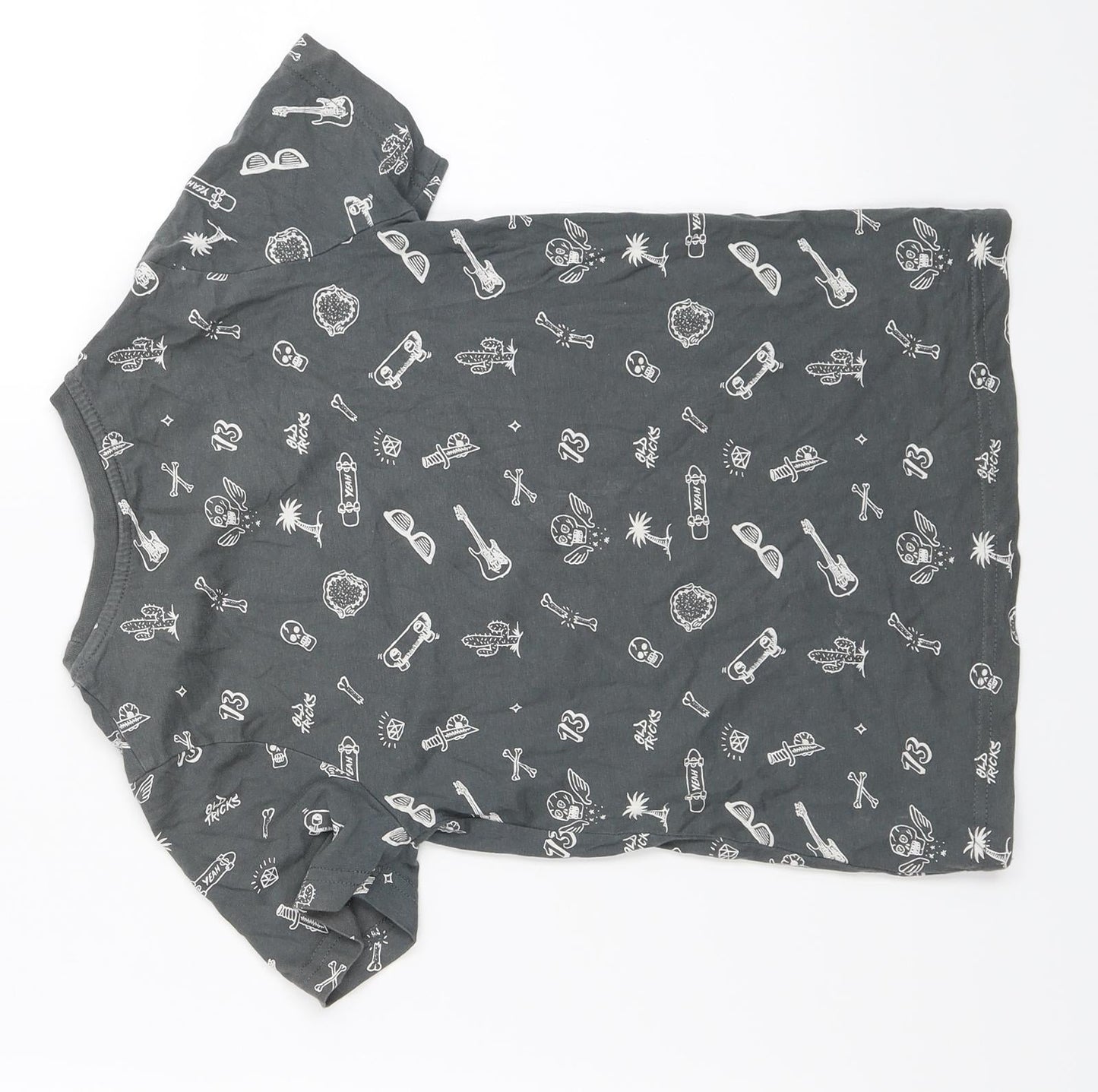 TU Boys Grey   Basic T-Shirt Size 6 Years