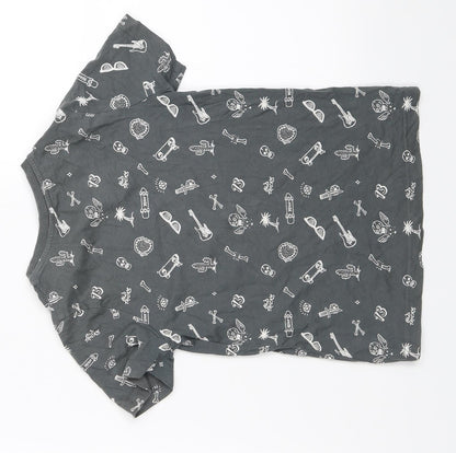 TU Boys Grey   Basic T-Shirt Size 6 Years