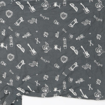 TU Boys Grey   Basic T-Shirt Size 6 Years