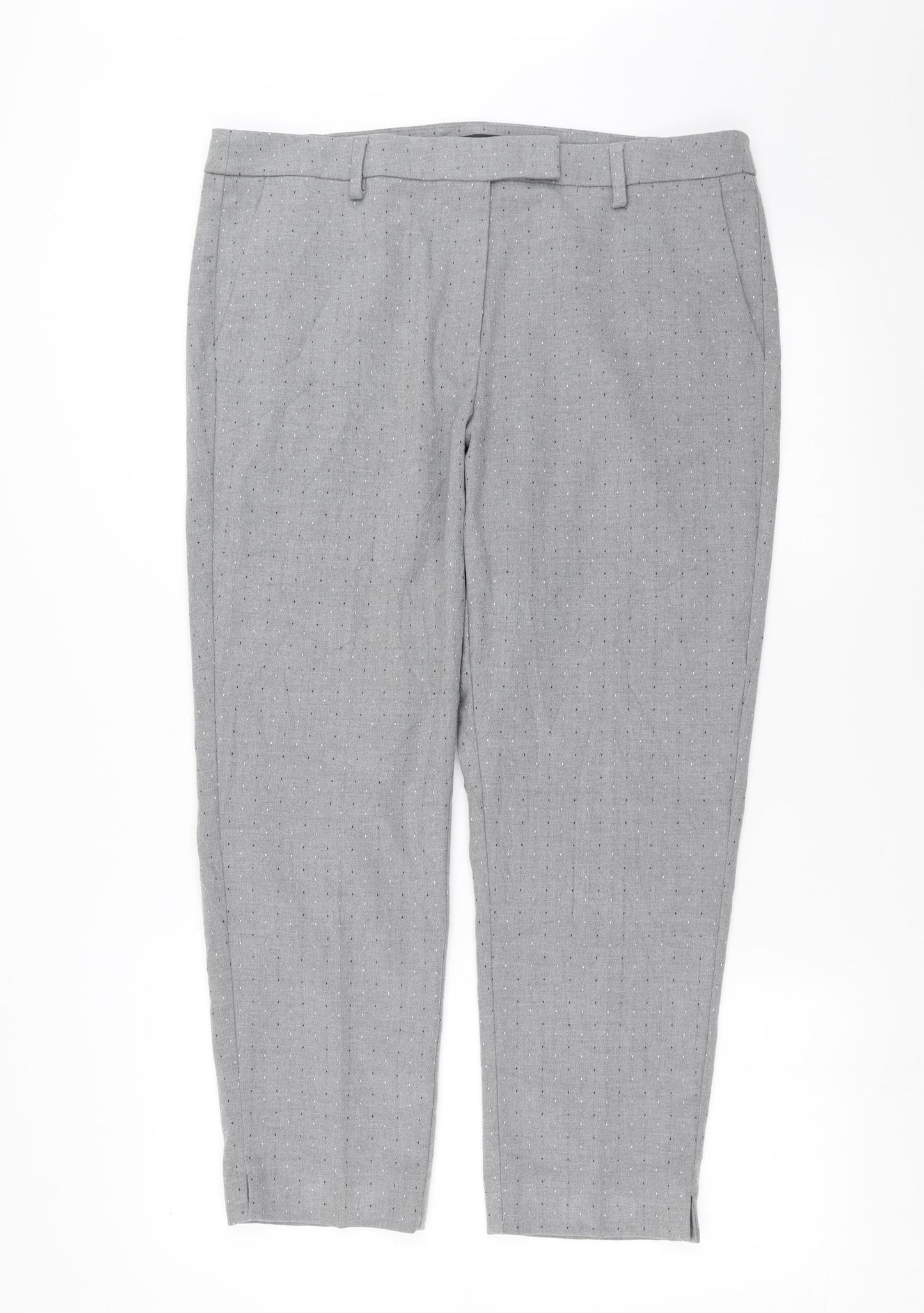 Womens UK Size 16 Marks and Spencer Slim Fit  Grey Trousers