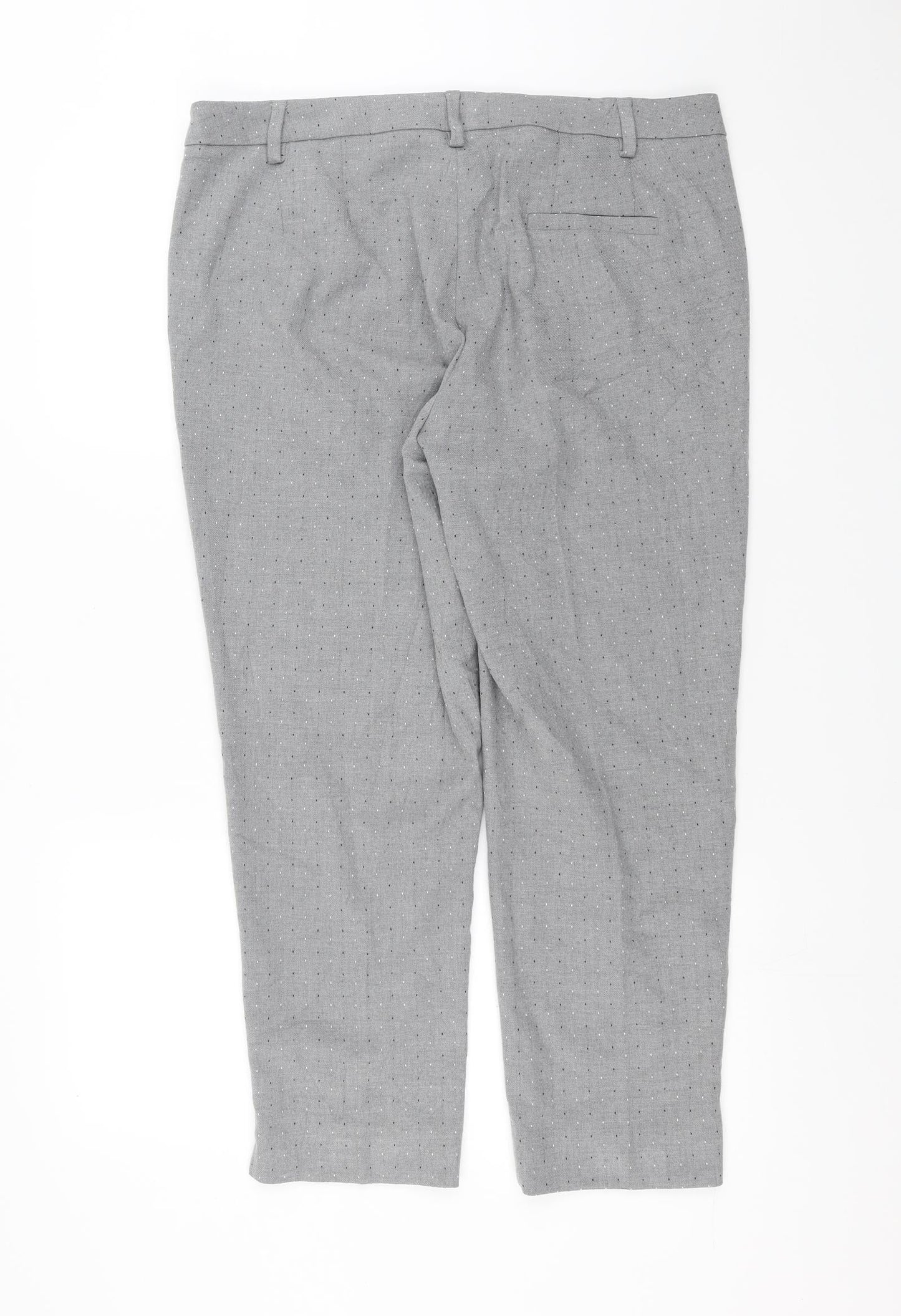 Womens UK Size 16 Marks and Spencer Slim Fit  Grey Trousers