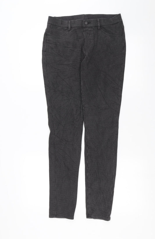 Womens UK Size 28 in Uniqlo Slim Fit  Black Trousers