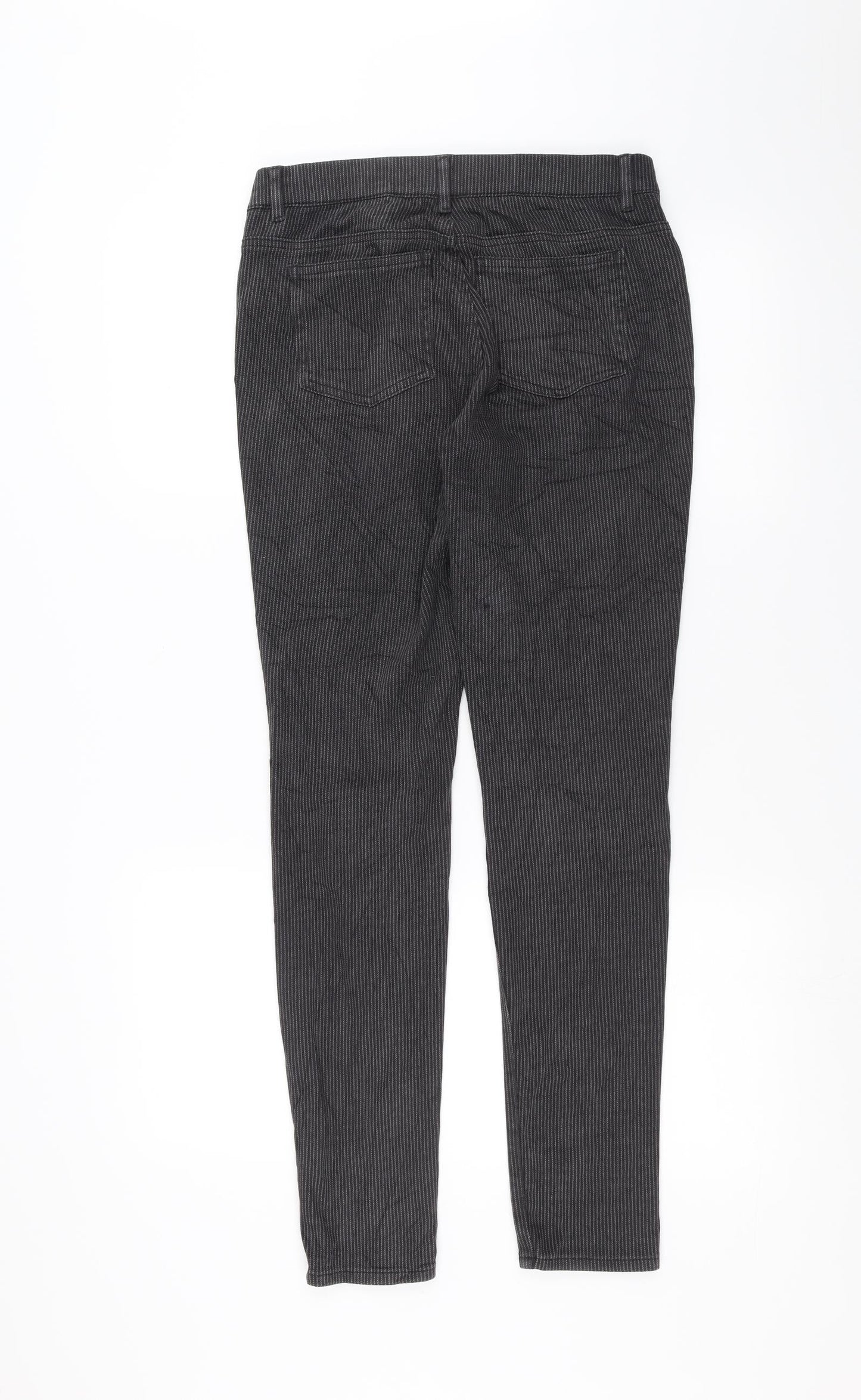 Womens UK Size 28 in Uniqlo Slim Fit  Black Trousers