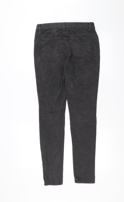Womens UK Size 28 in Uniqlo Slim Fit  Black Trousers