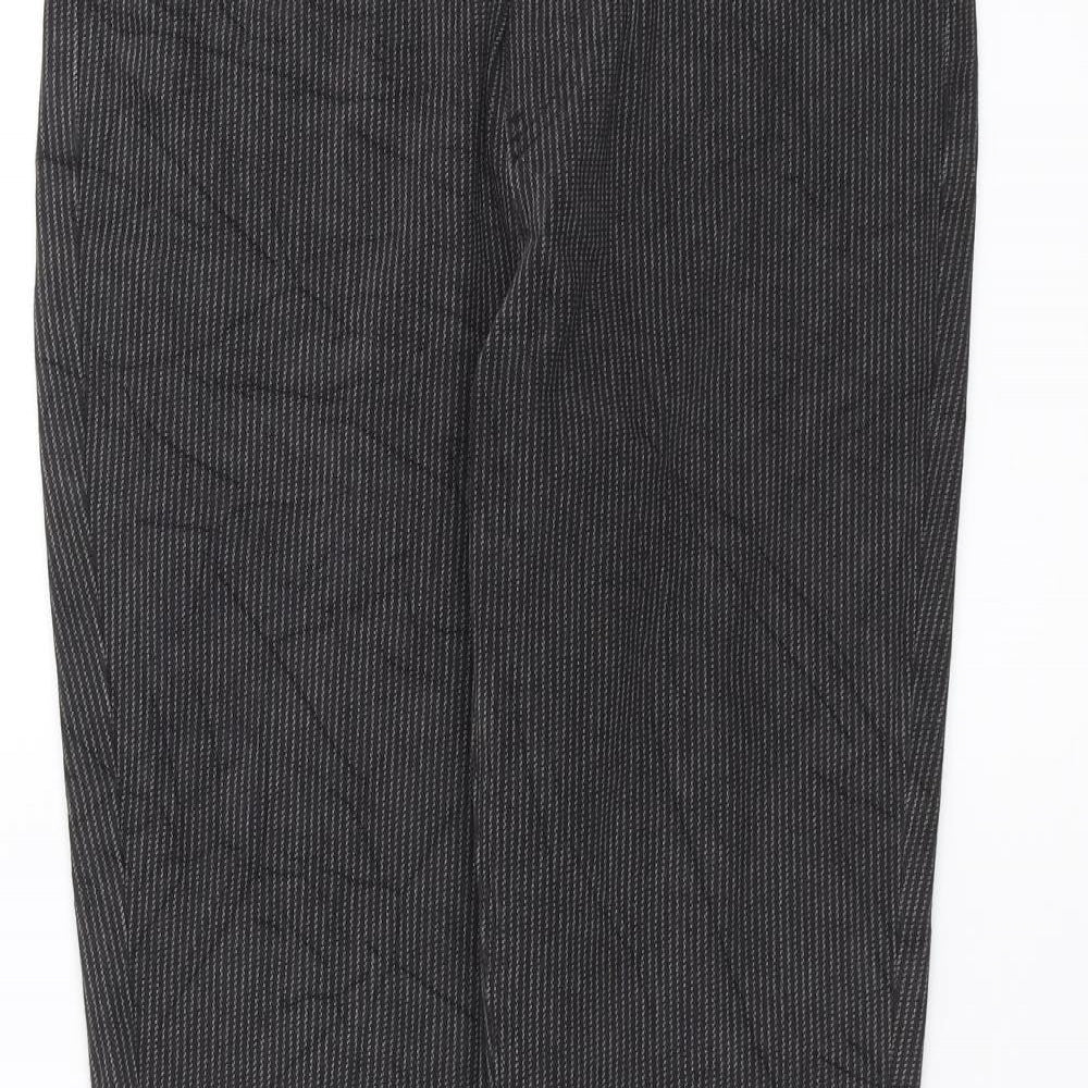 Womens UK Size 28 in Uniqlo Slim Fit  Black Trousers