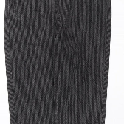 Womens UK Size 28 in Uniqlo Slim Fit  Black Trousers