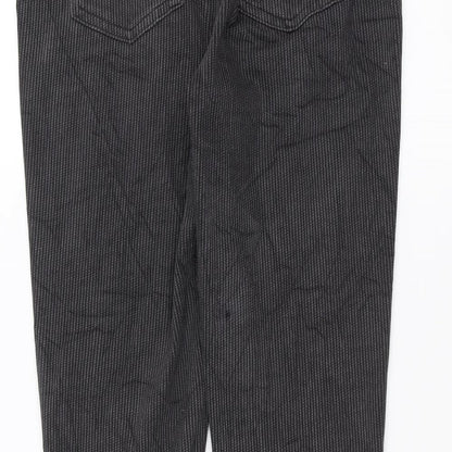 Womens UK Size 28 in Uniqlo Slim Fit  Black Trousers