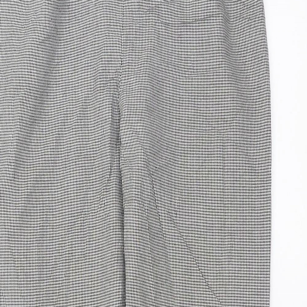 Womens UK Size 8 Dorothy Perkins Regular Fit  Black Trousers