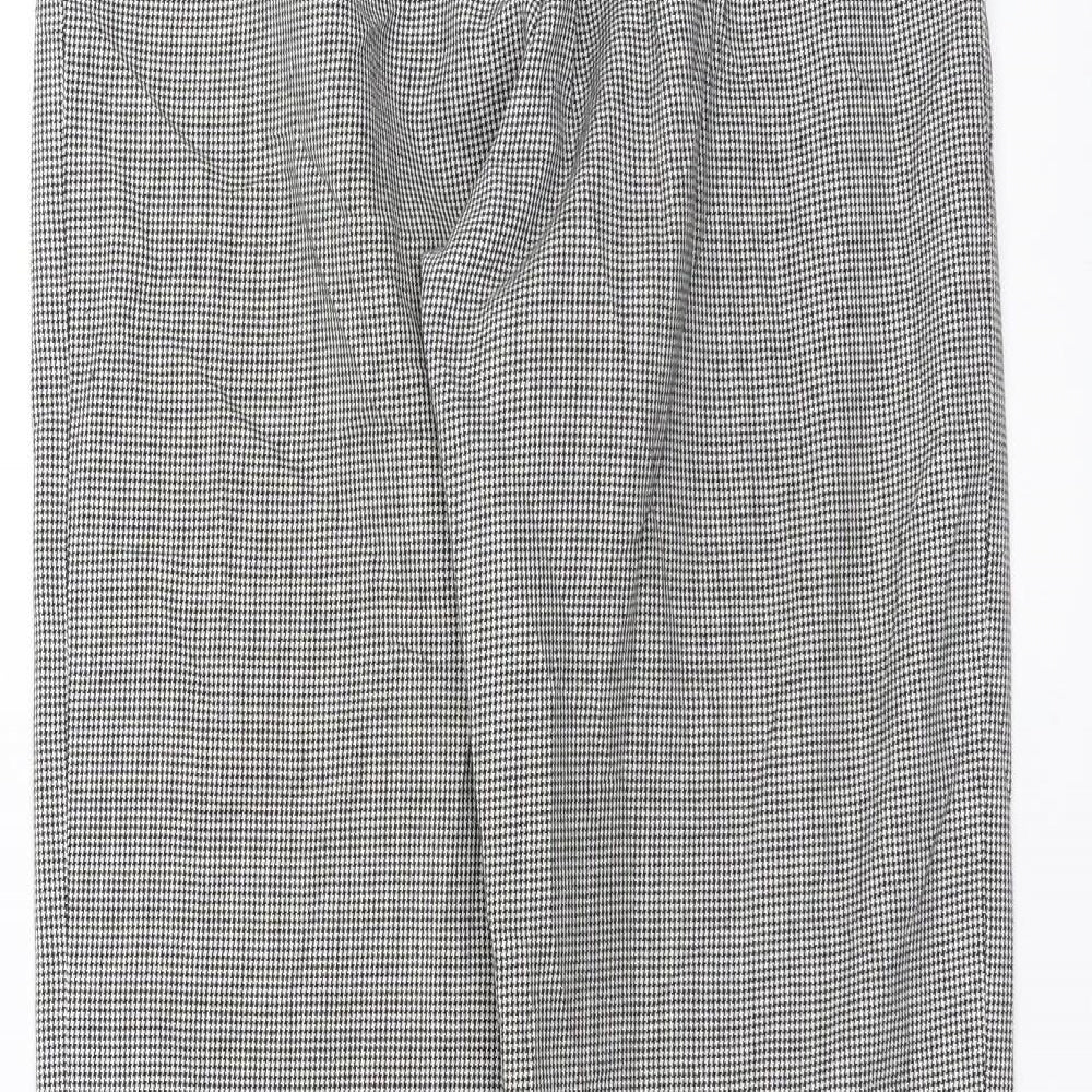 Womens UK Size 8 Dorothy Perkins Regular Fit  Black Trousers