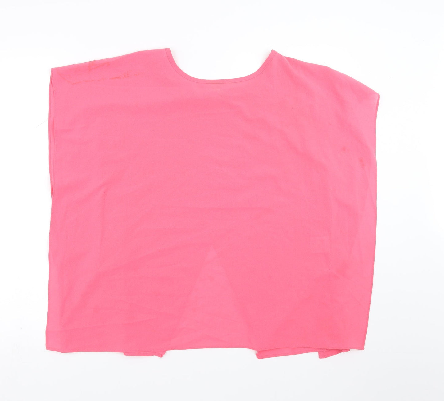 Womens UK Size 10 Internationale Pink Basic Blouse