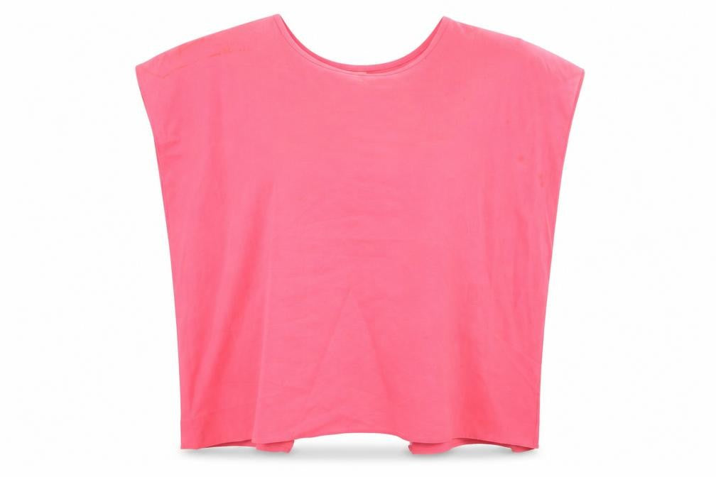 Womens UK Size 10 Internationale Pink Basic Blouse