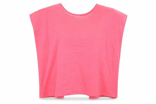 Womens UK Size 10 Internationale Pink Basic Blouse