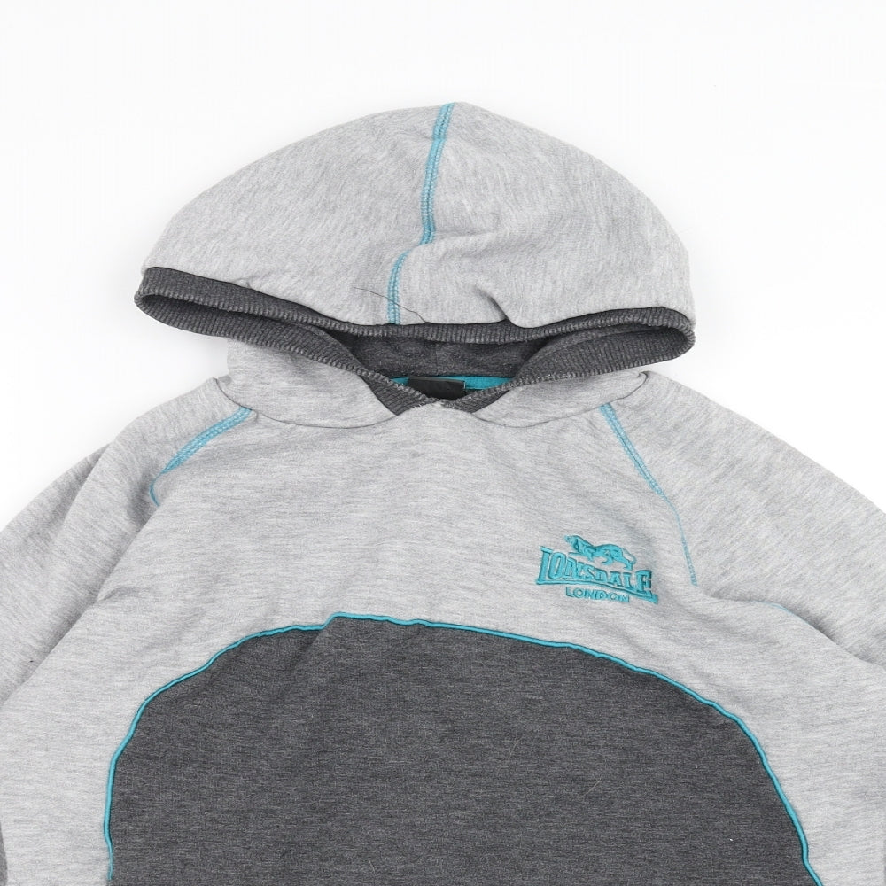 Lonsdale Womens Grey   Pullover Hoodie Size 12