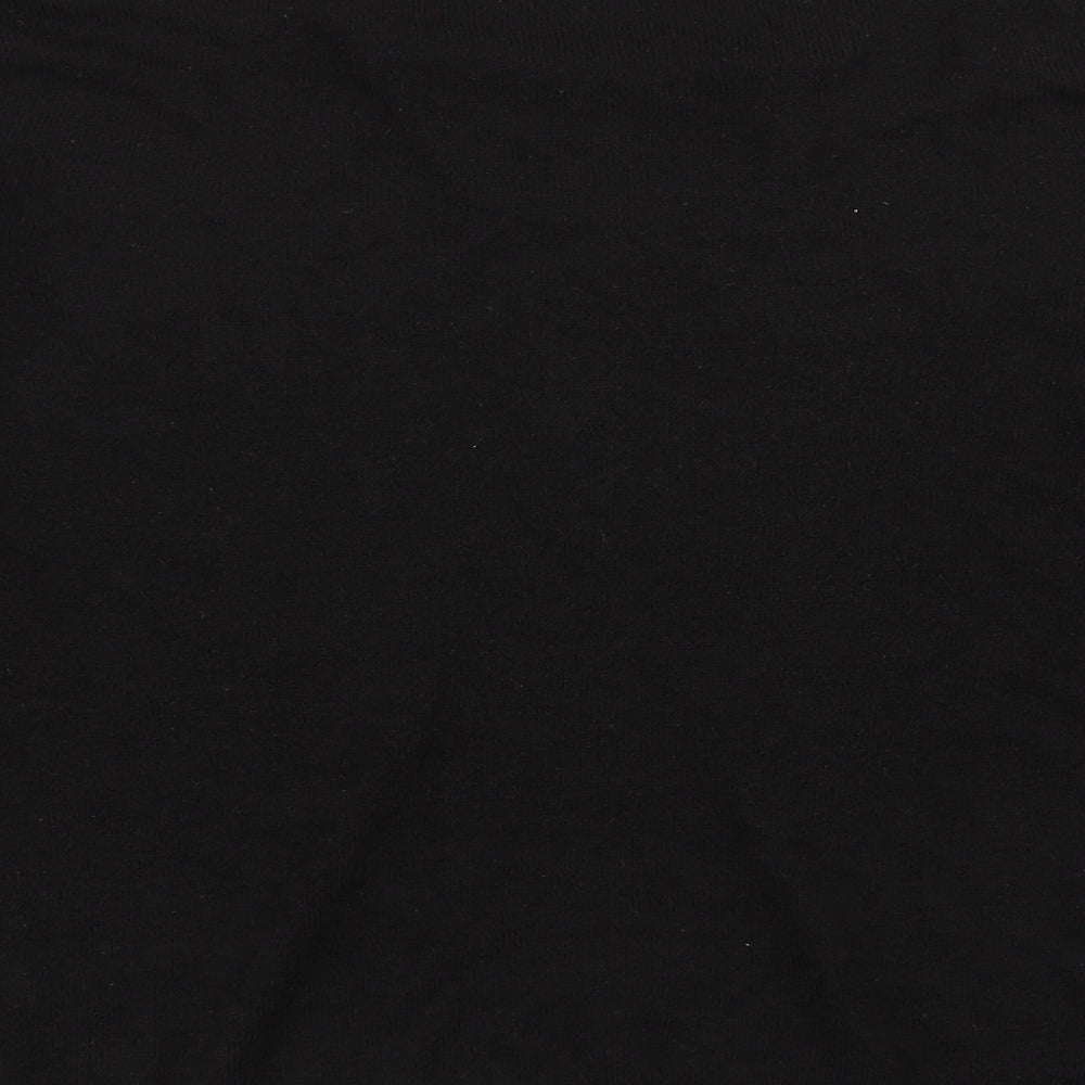 Papaya Womens Black   Pullover Jumper Size M  - Choker style neck