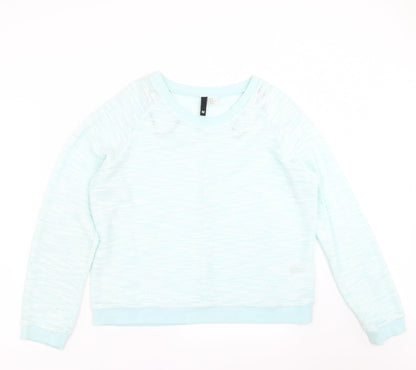Womens UK Size M Divided by H&M Green Pullover Sweatshirt