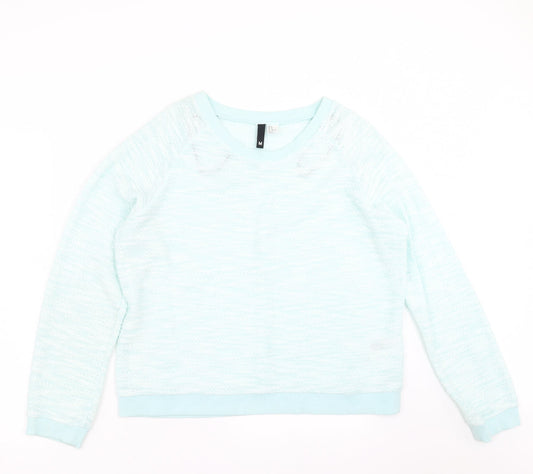 Womens UK Size M Divided by H&M Green Pullover Sweatshirt