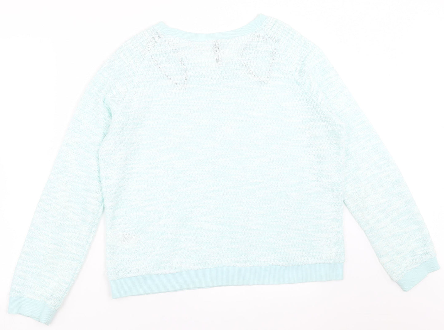Womens UK Size M Divided by H&M Green Pullover Sweatshirt