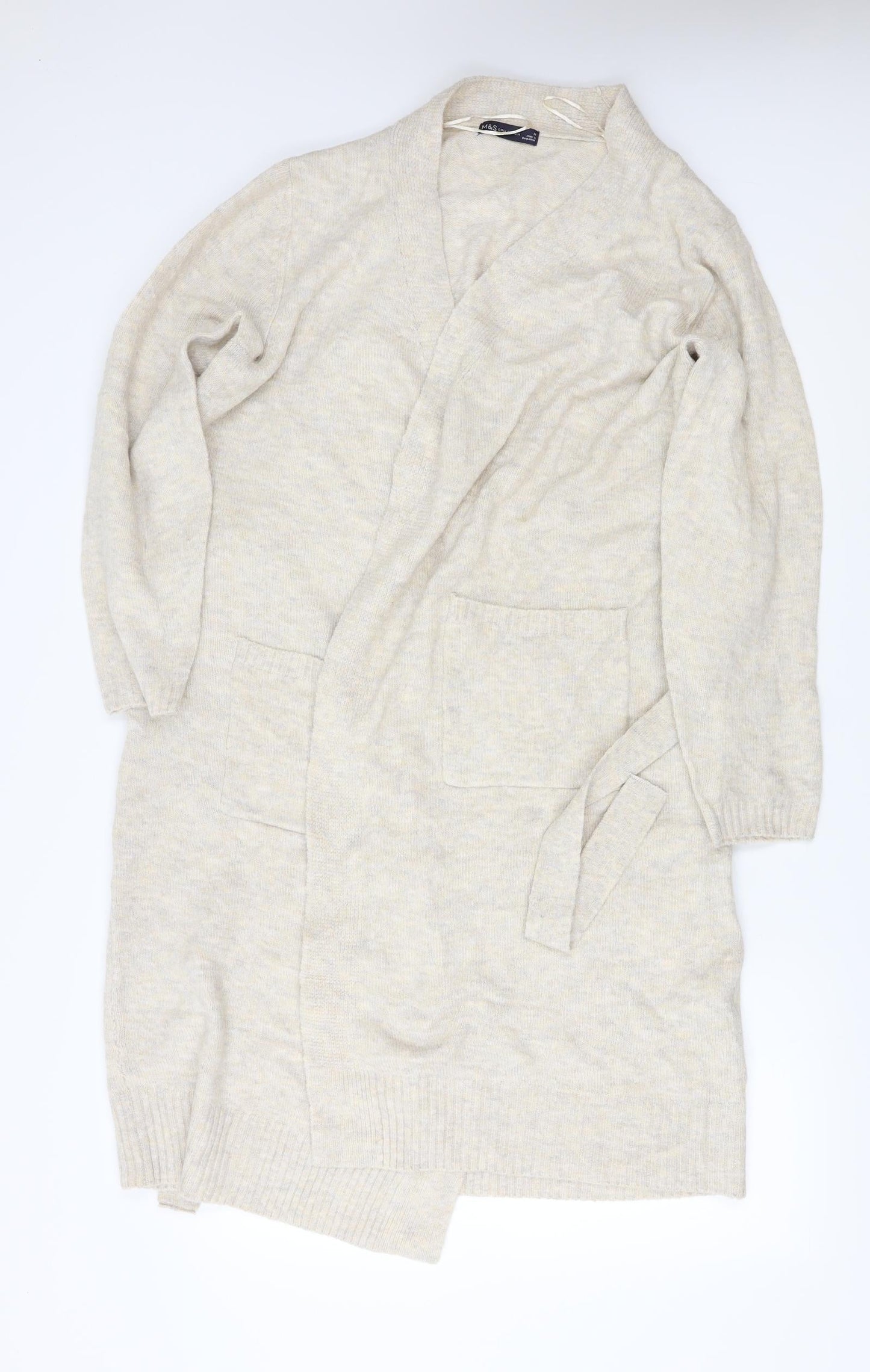 Marks and Spencer  Womens Beige   Cardigan Jumper Size M