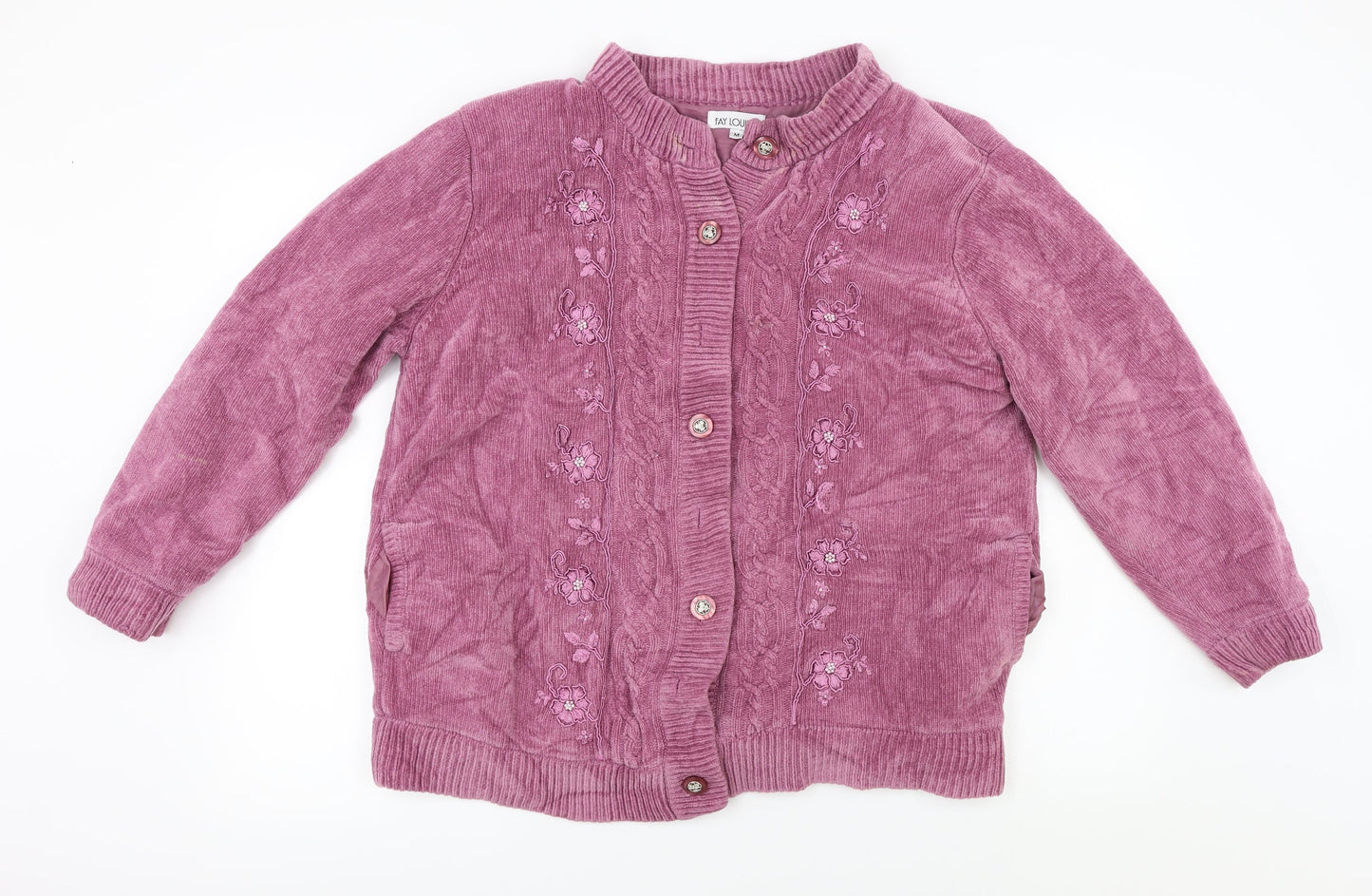 Fay Louise  Womens Purple   Jacket Coat Size M