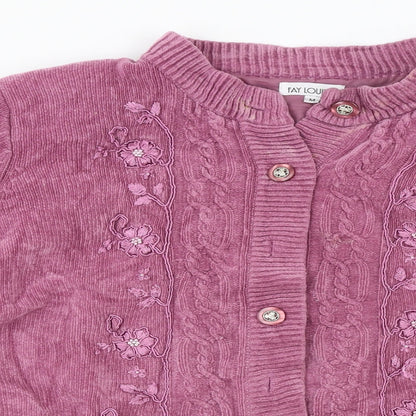 Fay Louise  Womens Purple   Jacket Coat Size M