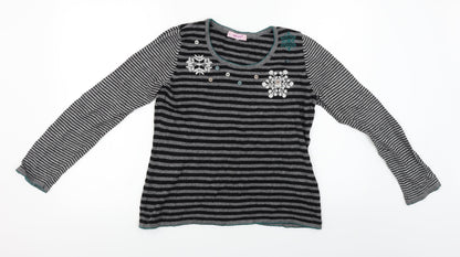 Per Una  Womens Black   Pullover Jumper Size 10