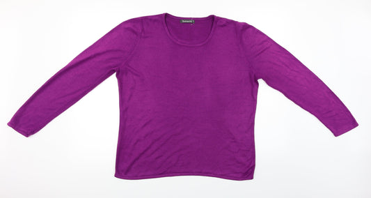 Bonmarché  Womens Purple   Pullover Jumper Size M