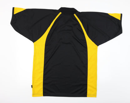 Falcon  Mens Black    Polo Size XL