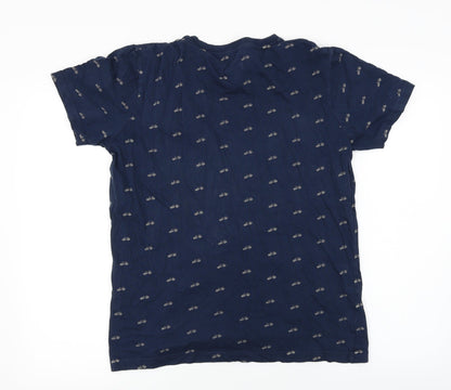 denim flower Womens Blue   Basic T-Shirt Size S