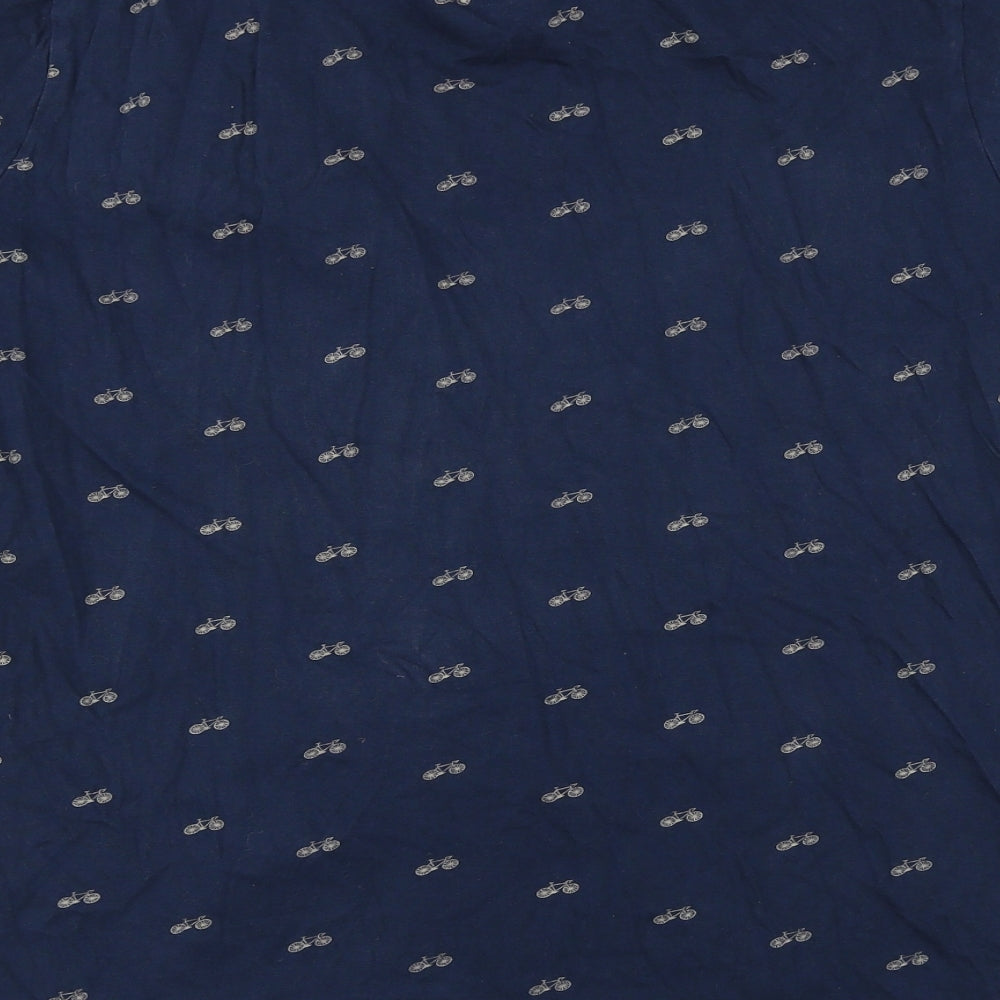 denim flower Womens Blue   Basic T-Shirt Size S