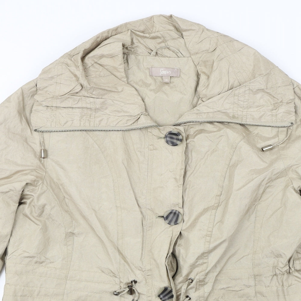 Womens UK Size 14 soon Beige Jacket