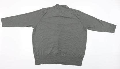 simply Mens Grey   Full Zip Jumper Size L