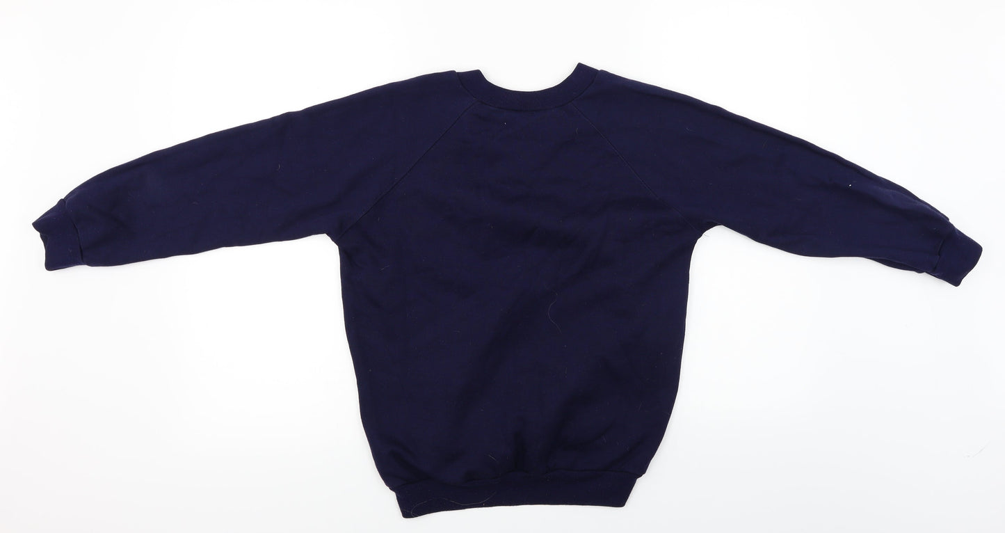 Uni form Boys Blue   Pullover Jumper Size 13-14 Years