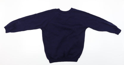 Uni form Boys Blue   Pullover Jumper Size 13-14 Years