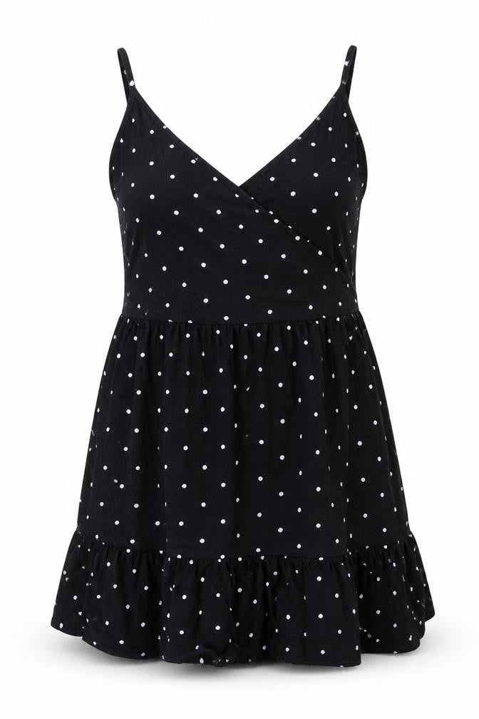 Womens UK Size M Pieces Black Basic Blouse