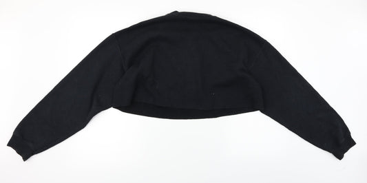 PRETTYLITTLETHING Womens Black   Pullover Jumper Size M