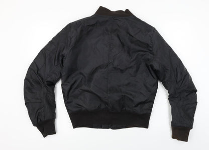 Preworn  Womens Black   Jacket Coat Size S